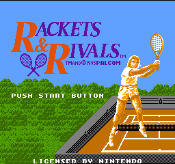 Rackets & Rivals Title Screen